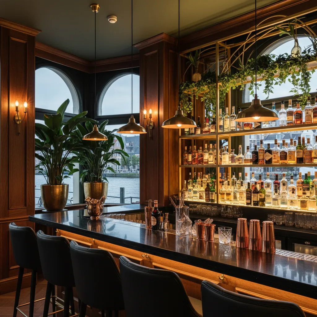Interieur van Restaurant Rivero
